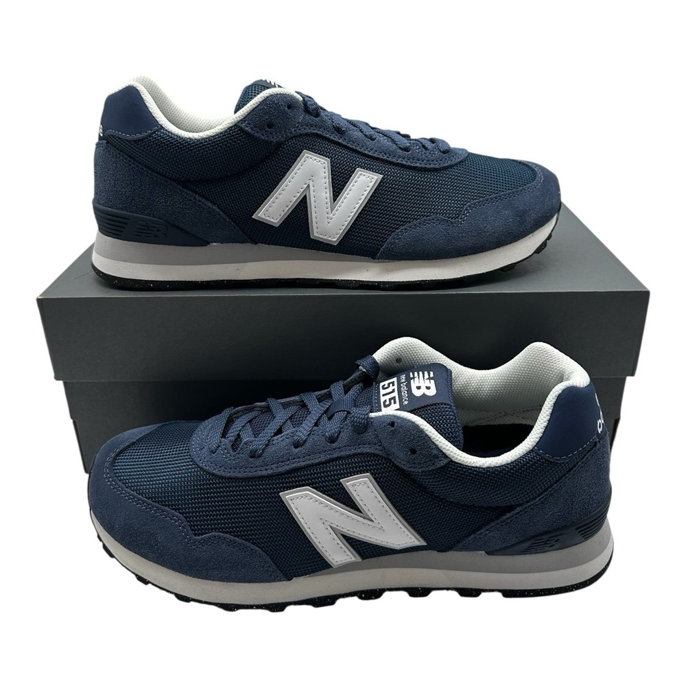 New Balance Navy and White Athletic Shoes